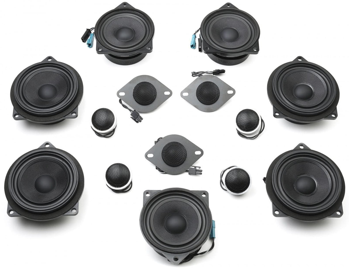 BACKORDERED - SHIPS SECOND HALF OF JULY - RECOMMEND YOU ORDER NOW, LIMITED FUTURE INVENTORY - Stage One BMW Speaker Upgrade for G26/G82 Gran Coupe with Harman Kardon (Non-specific install video)