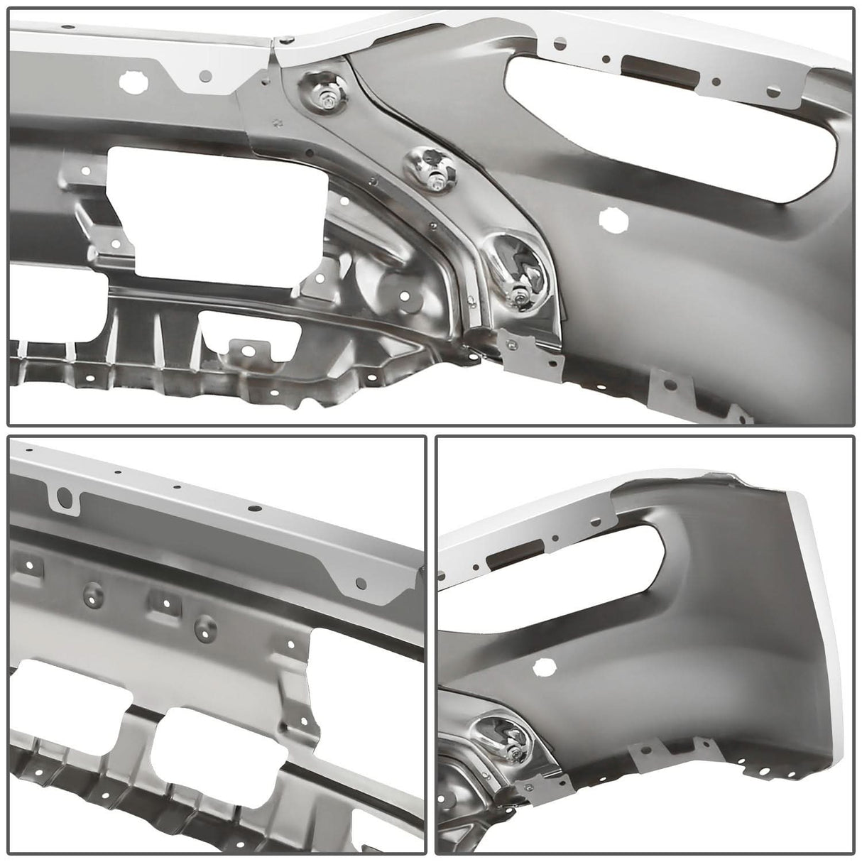 2016-2018 GMC Sierra 1500 Chrome Front Bumper Cover w/ Park Assist