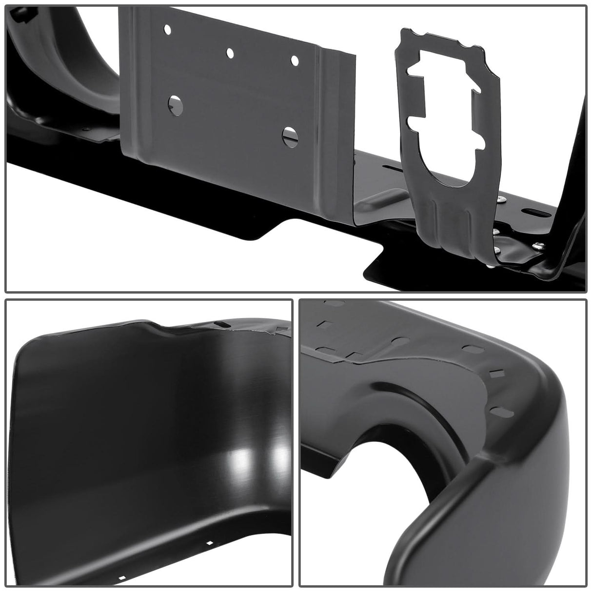 09-24 Dodge Ram 1500 Rear Bumper Bar with Dual Exhaust Black