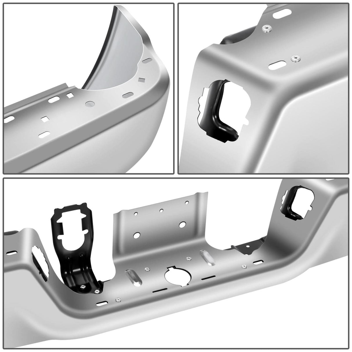 09-24 Dodge Ram 1500 Rear Bumper Bar Chrome Dual Exhaust