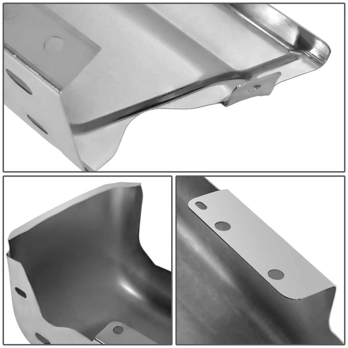 2021-2024 Ford F-150 Rear Bumper Cover Left Chrome FTIS Models