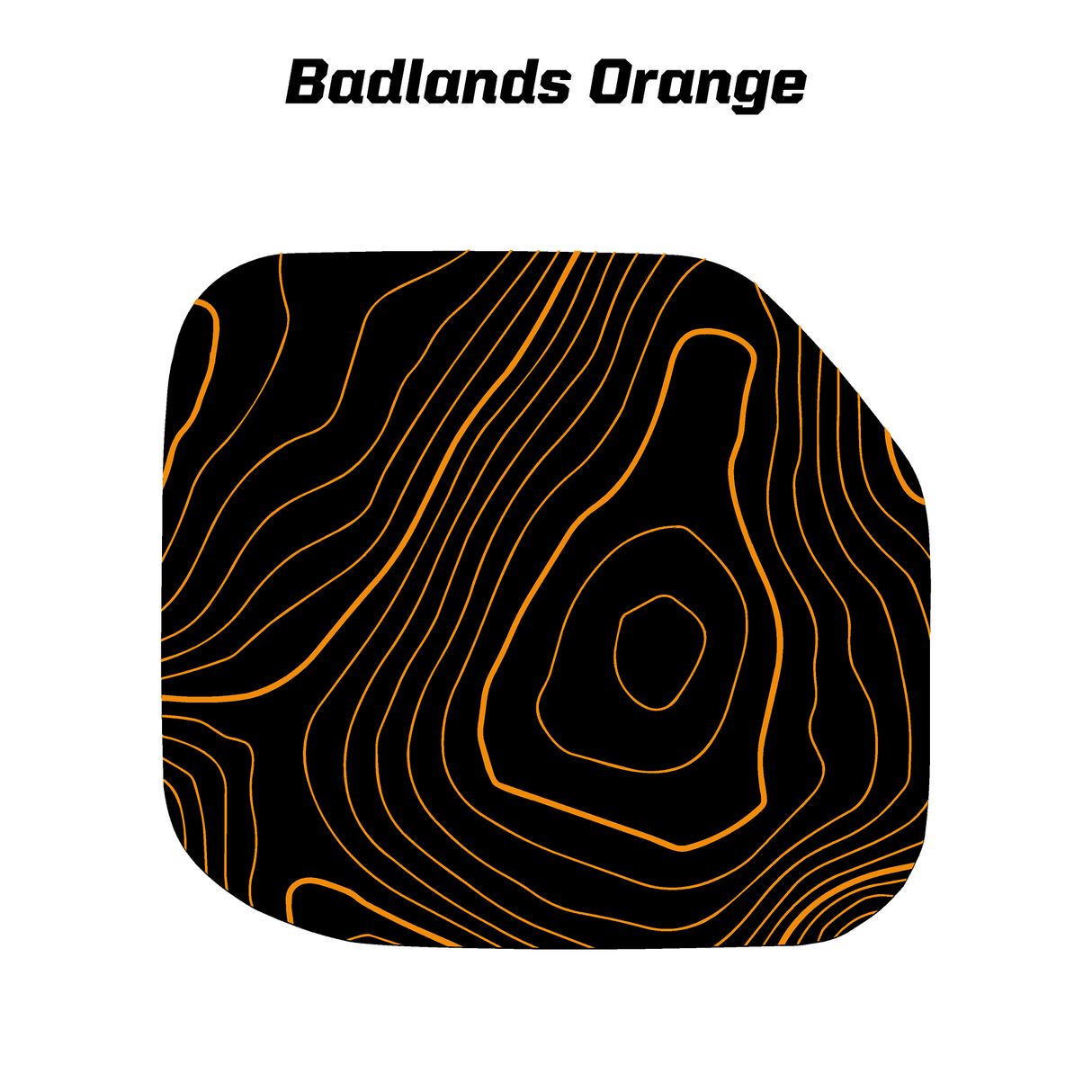 Printed Series Stealth Topo Fuel Door Overlay - 2021+ Bronco