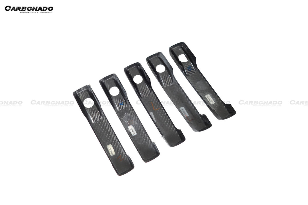 2018-2024 Mercedes Benz G500 G63 AMG W464 G-Wagon BR G900 Style Dry Carbon Door Handle Cover