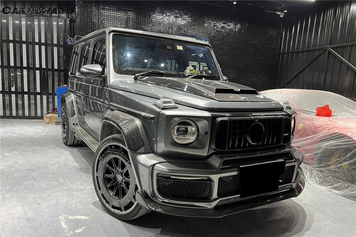 2018-2024 Mercedes Benz G63 AMG G550 W464 G-Wagon BR-G900 Style Dry Carbon Turn Lights Cover