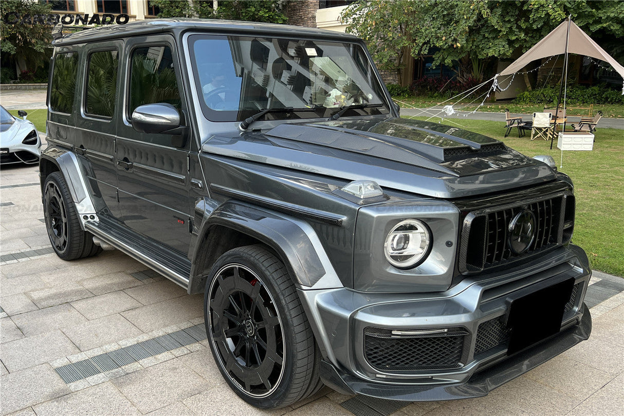 2018-2024 Mercedes Benz G63 AMG G550 W464 G-Wagon BR-G900 Style Dry Carbon Turn Lights Cover