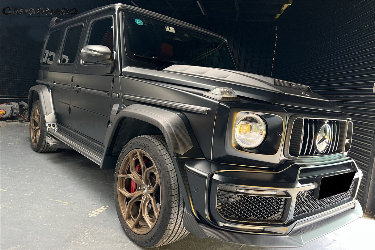 2018-2024 Mercedes Benz G63 AMG G550 W464 G-Wagon BR-G900 Style Dry Carbon Turn Lights Cover