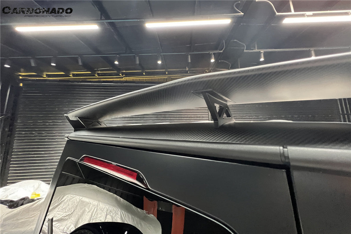 2018-2024 Mercedes Benz G500 G63 AMG W464 G-Wagon BR-G900 Style Dry Carbon Fiber Rear Roof Spoiler