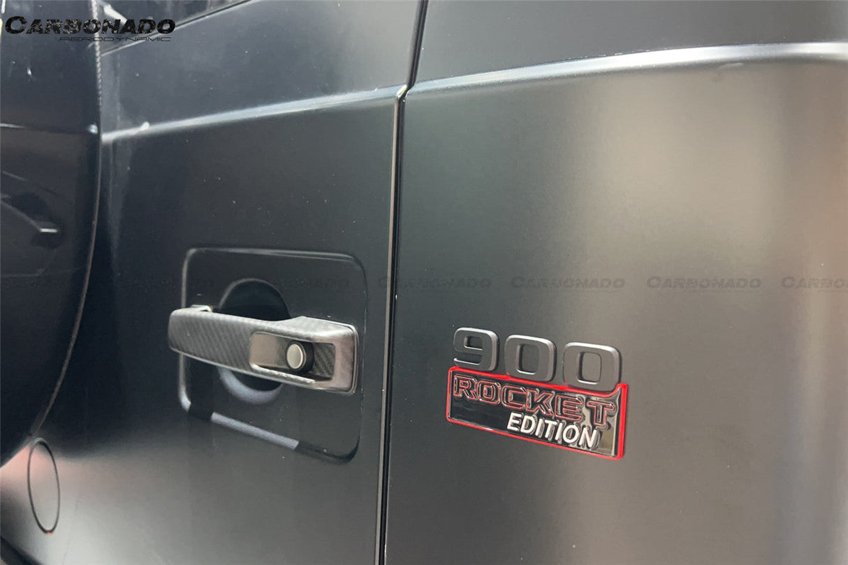 2018-2024 Mercedes Benz G500 G63 AMG W464 G-Wagon BR G900 Style Dry Carbon Door Handle Cover