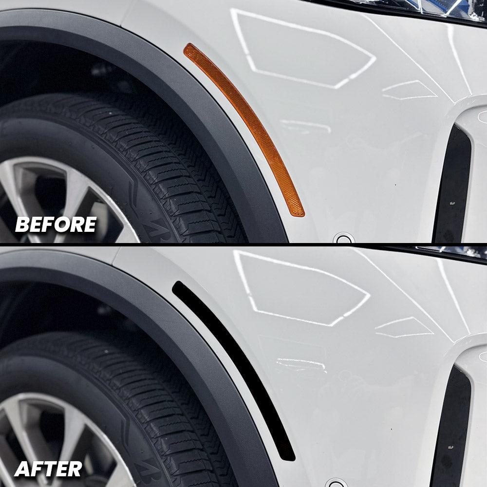 Front Bumper Reflector Pre-cut Overlay for 2024-2026 BMW X5