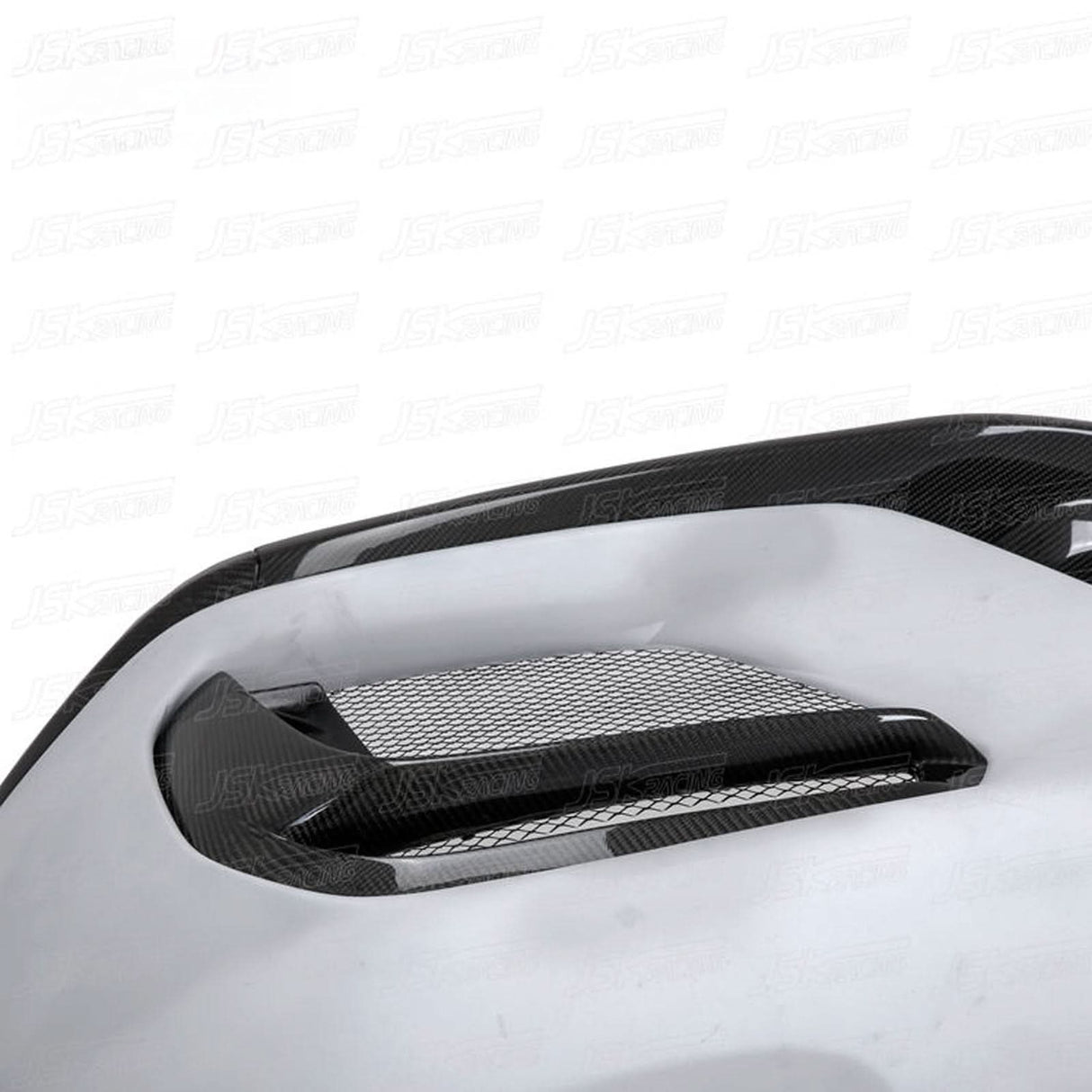 GT4 Style Half Carbon Fiber Front Bumper for Porsche Cayman 981 13-15
