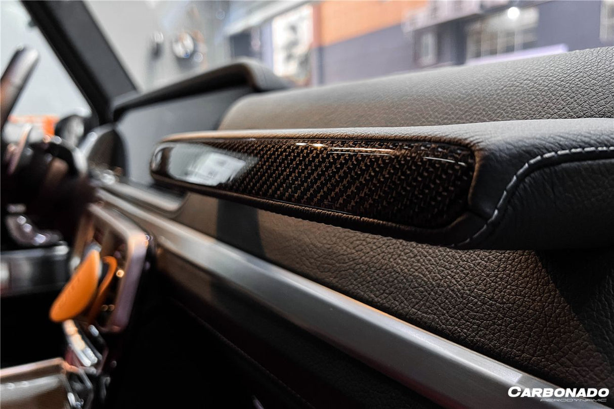 2019-2022 Mercedes Benz G Wagon W464 Dry Carbon Fiber Door Patch Replacement Carbonado (OE) Fits: G550, G63 AMG