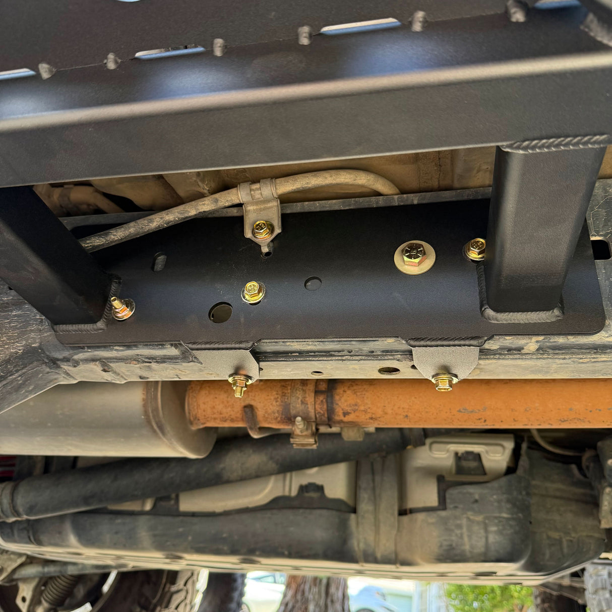 Lexus GX470 2003-2009 Rock Slider Bolt On Frame Mount Plate Sets