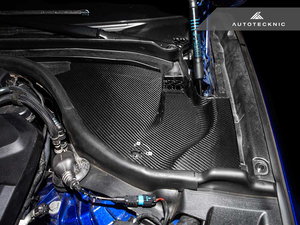 AutoTecknic Dry Carbon Engine Cowl Panel Trim Set - F90 M5