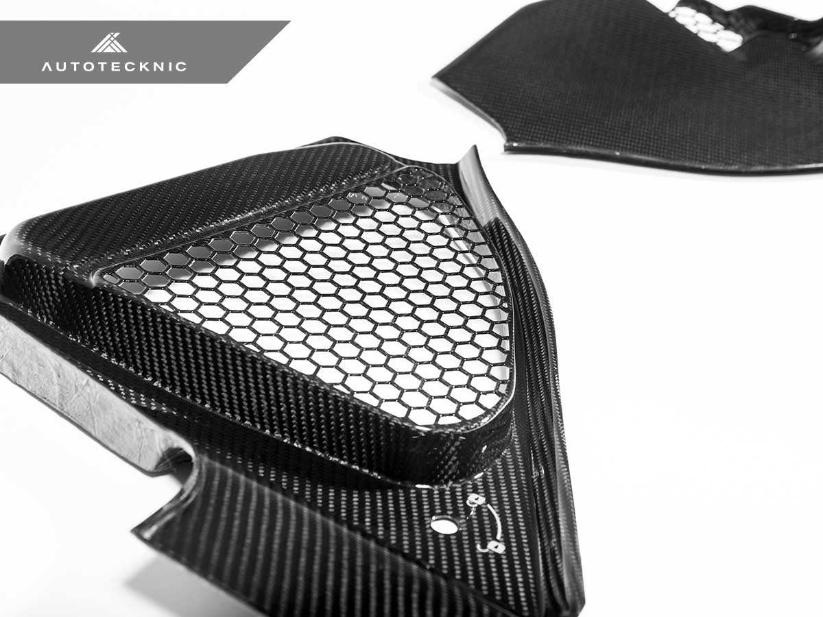 AutoTecknic Dry Carbon Engine Cowl Panel Trim Set - F97 X3M | F98 X4M