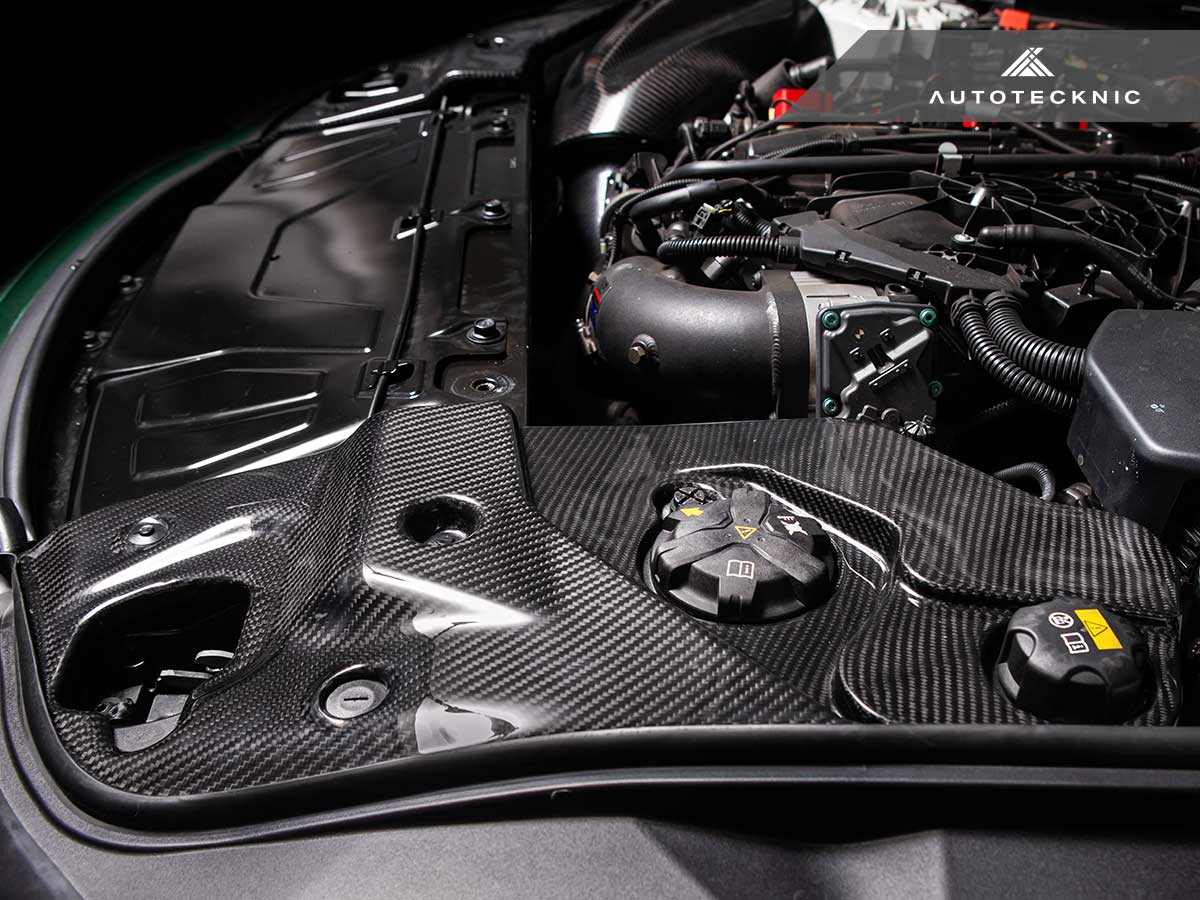 AutoTecknic Dry Carbon Fiber Engine Bay Trim - A90 Supra