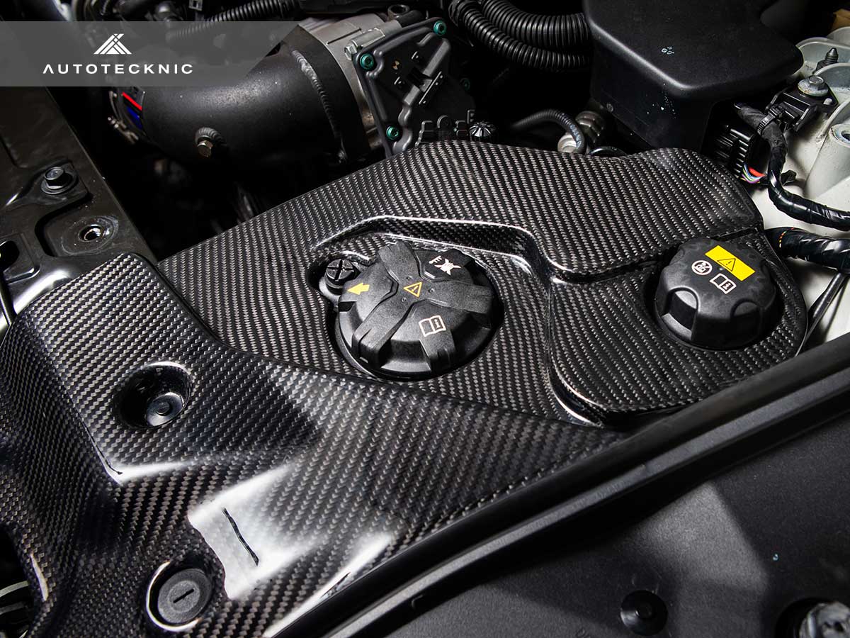 AutoTecknic Dry Carbon Fiber Engine Bay Trim - A90 Supra