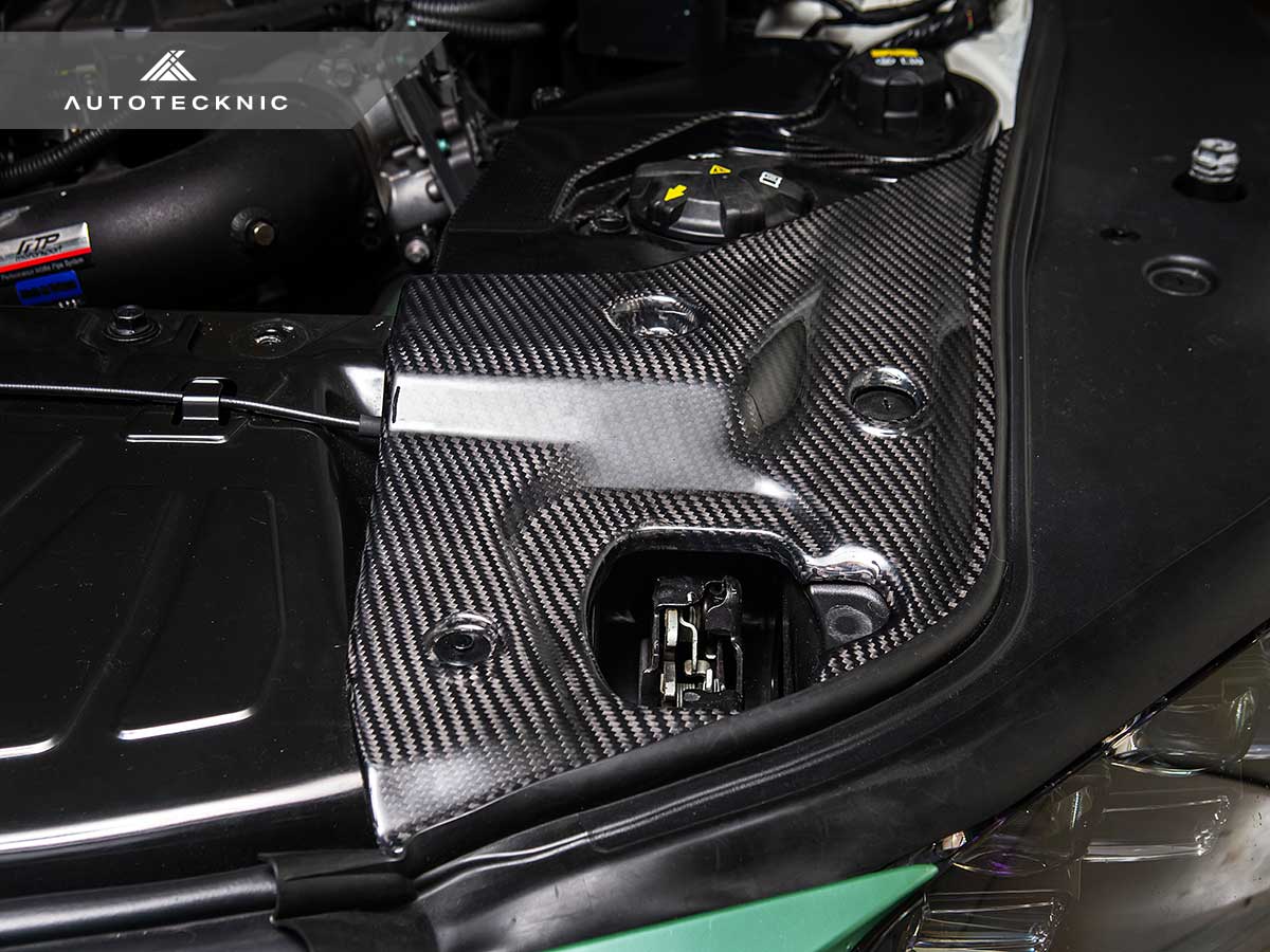 AutoTecknic Dry Carbon Fiber Engine Bay Trim - A90 Supra