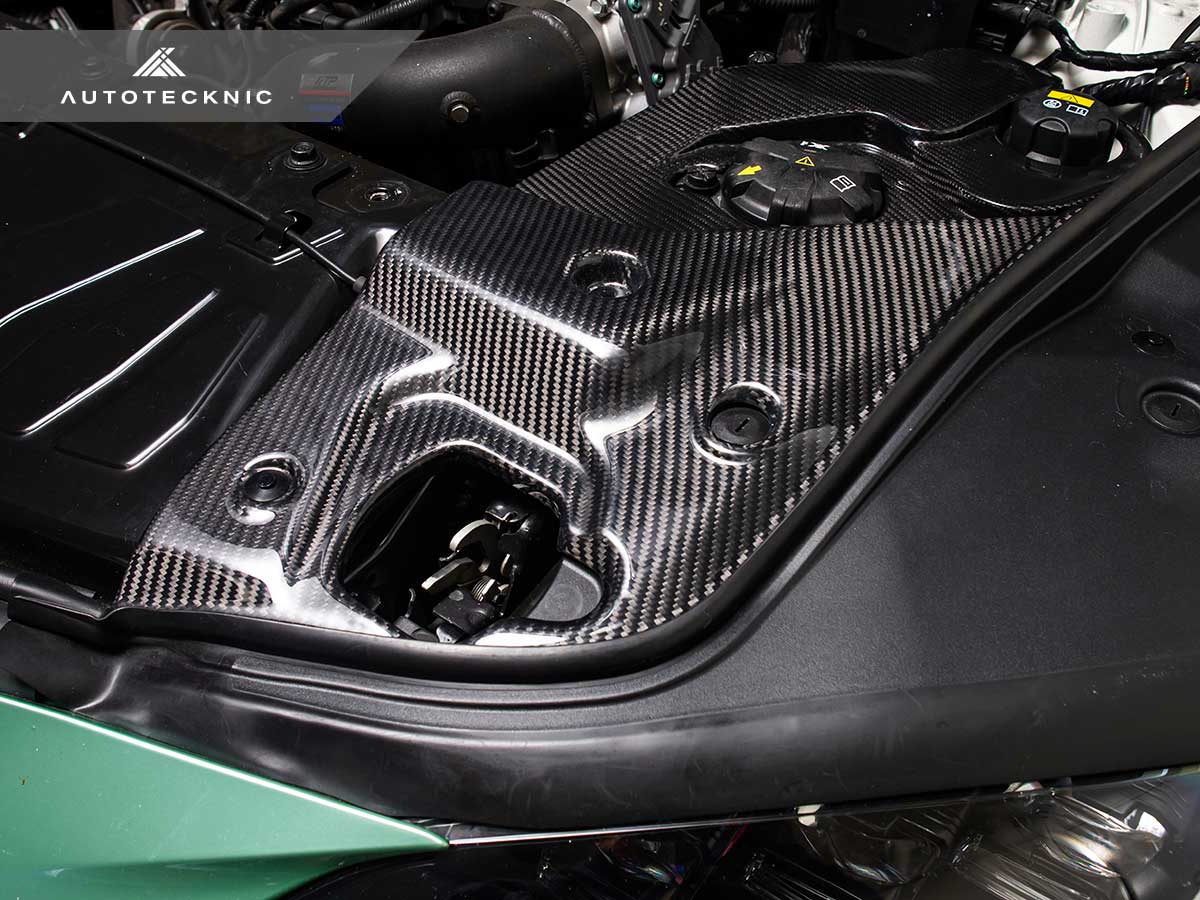 AutoTecknic Dry Carbon Fiber Engine Bay Trim - A90 Supra