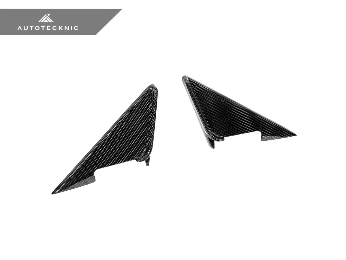 AutoTecknic Dry Carbon Side Mirror Wind Deflector Set - G87 M2