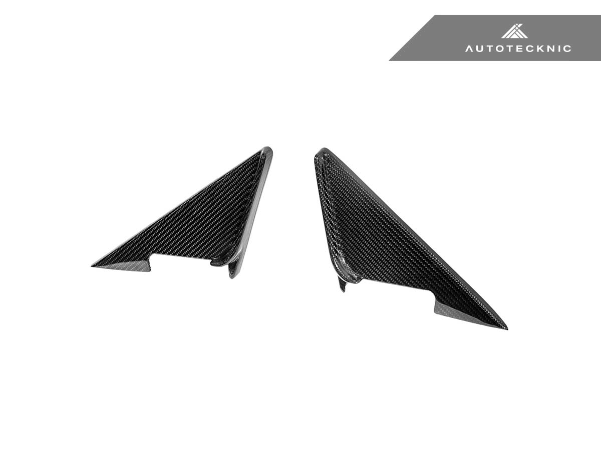 AutoTecknic Dry Carbon Side Mirror Wind Deflector Set - G87 M2