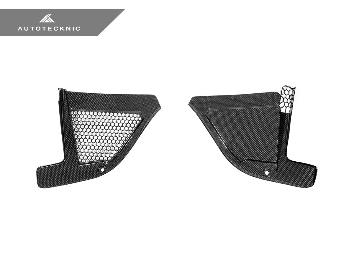 AutoTecknic Dry Carbon Engine Cowl Panel Trim Set - F95 X5M | F96 X6M