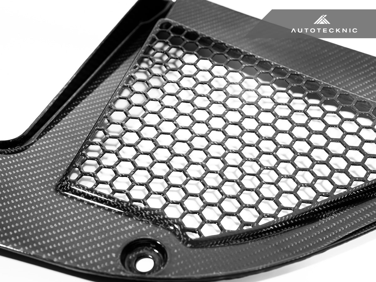 AutoTecknic Dry Carbon Engine Cowl Panel Trim Set - F95 X5M | F96 X6M