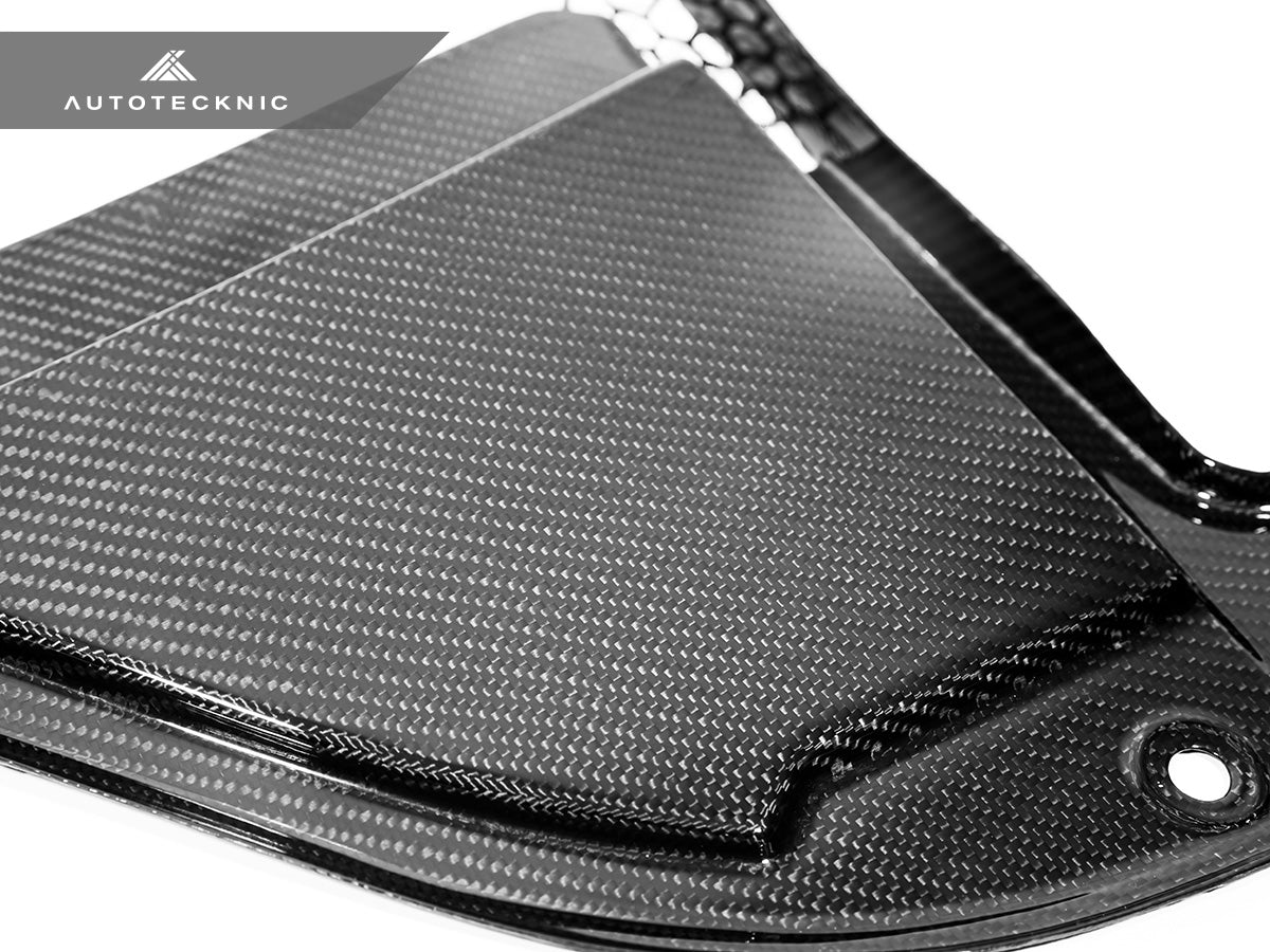 AutoTecknic Dry Carbon Engine Cowl Panel Trim Set - F95 X5M | F96 X6M
