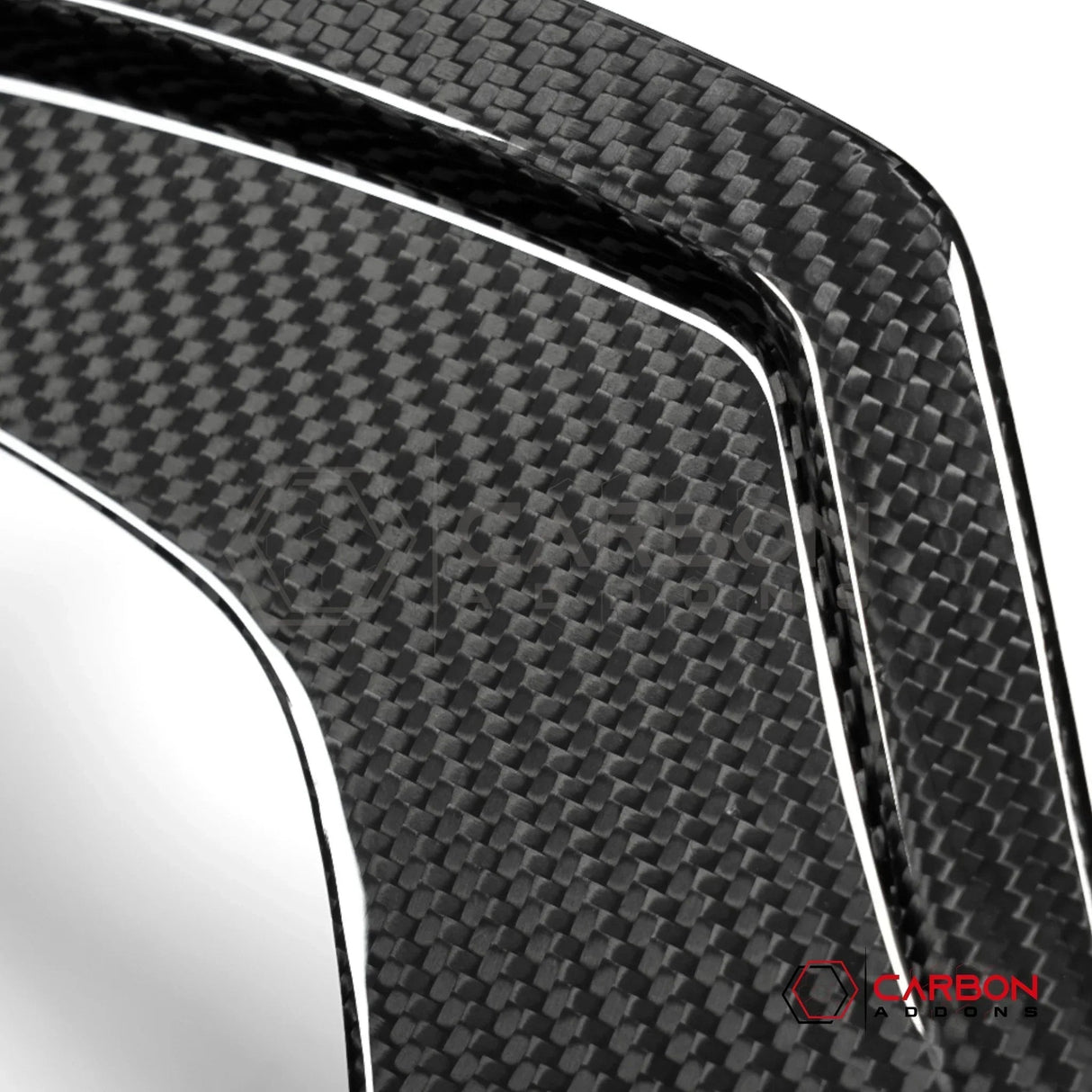 C8 Corvette GT2/GT3 Seat Carbon Fiber Adjustment Button Cover Trim Cover