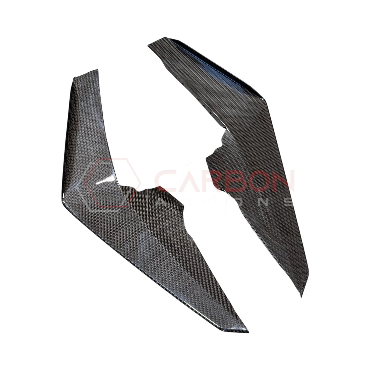 2016-2018 Camaro SS Carbon Fiber Front Bumper Canards