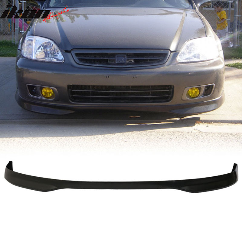 Fits 96-98 Honda Civic 3Dr T-R Front Lip Spoiler + Rear Bumper Lip