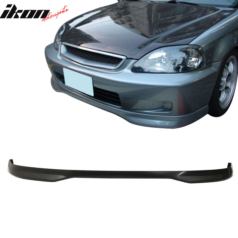 Fits Honda Civic EK 99-00 3Dr PP Front + Rear Bumper Lip Spoiler