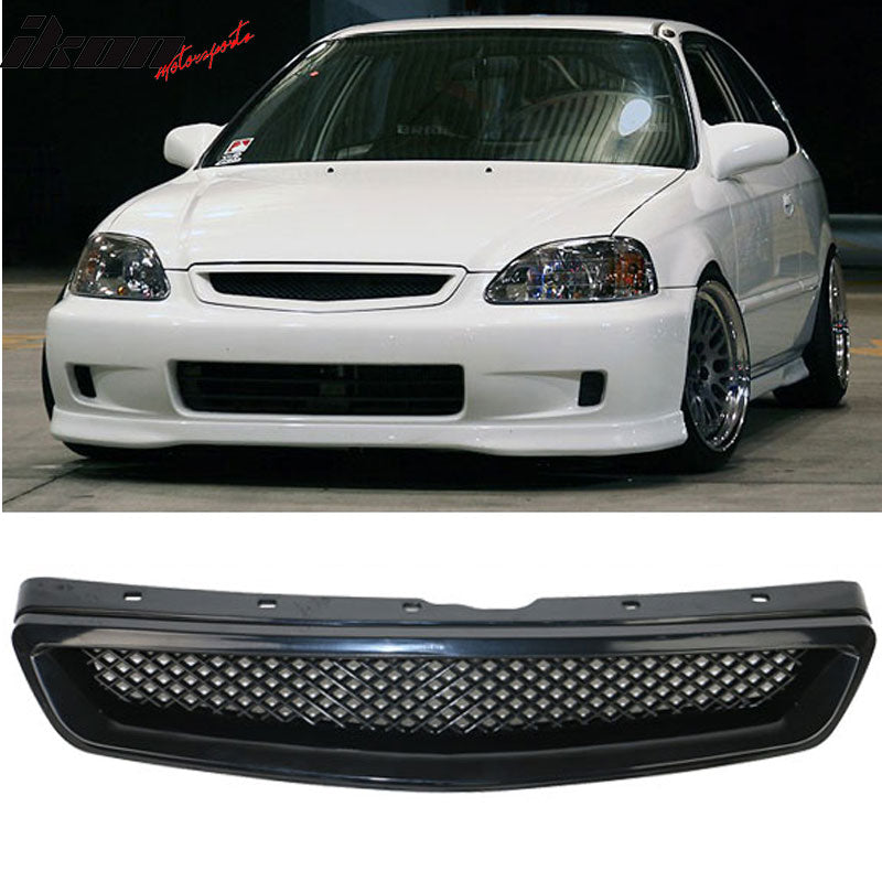 Fits Civic 99-00 T-R Front Bumper Lip Front Grille Sun Window Visor
