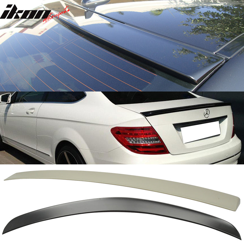 Fits 12-15 C204 Coupe Trunk Spoiler & OE Roof Wing