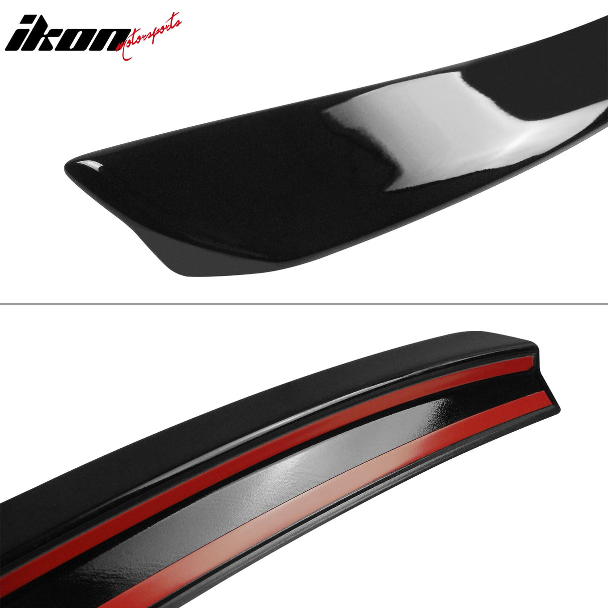 2008-2014 Benz W204 #040 Black AMG Style Trunk & OE Roof Spoiler ABS