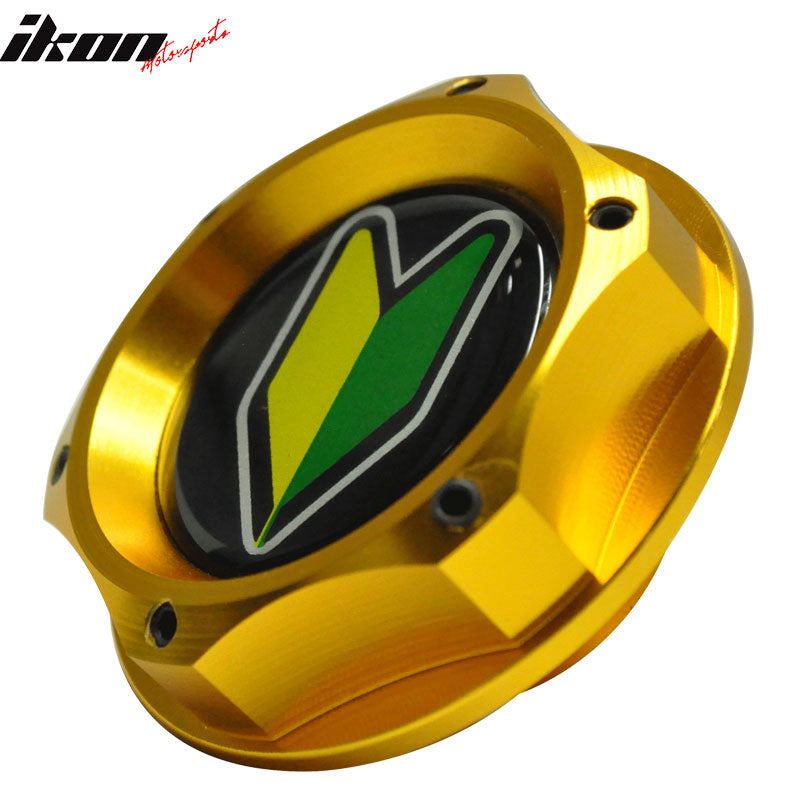 6 Angle Anodized Gold JD Engine Oil Filler Tank Cap Cover Civic EK