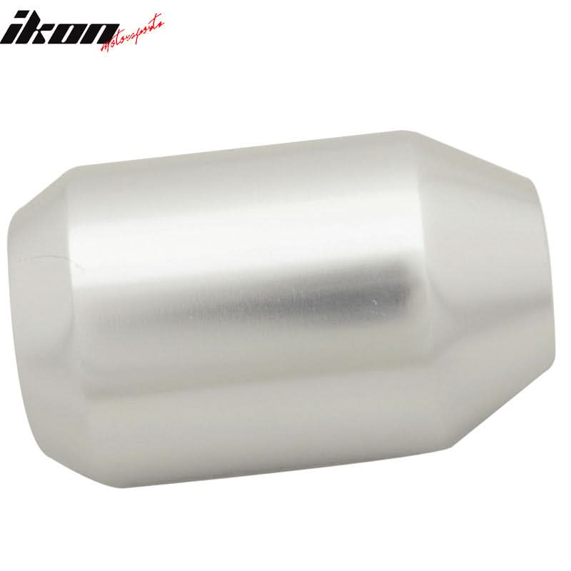 Silver M8X1.25MM MT Manual MUG Gear Shift Knob & BD Logo Badge Emblem