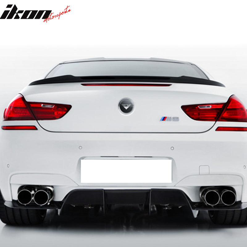 2012-2019 BMW F13 6 Series Coupe V Style Rear Trunk Spoiler Wing ABS