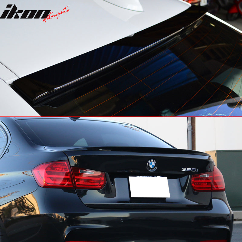 2012-2018 BMW F30 Sedan P AC Style Unpainted Roof Trunk Spoiler ABS