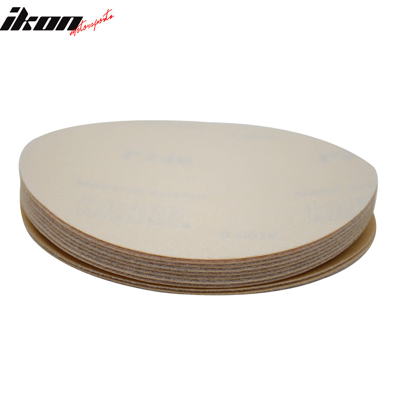 50PC Disc 240 Grit PSA 5" Sanding Paper Sheets Repair Sandpaper