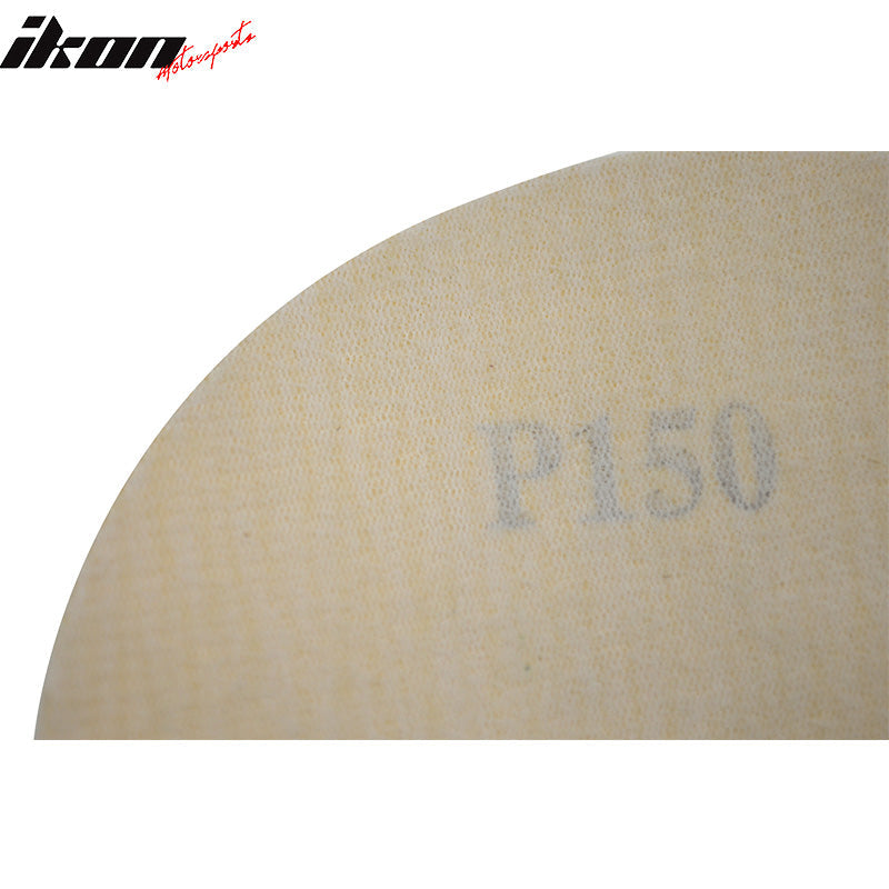 50PC Disc 150 Grit PSA 5" Sanding Paper Sheets Repair Sandpaper
