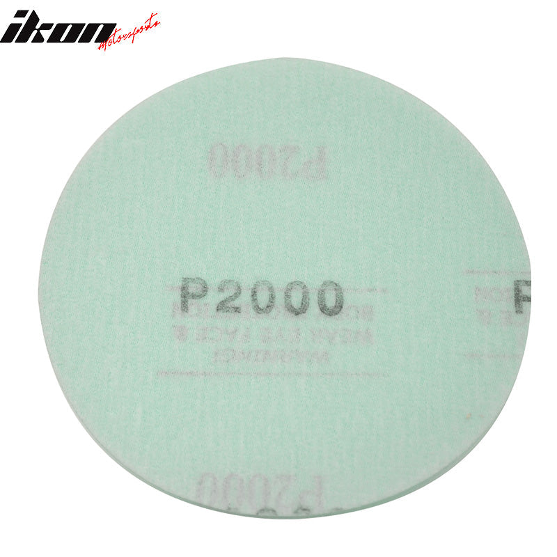 50PC Disc 2000 Grit PSA 5"Green Sanding Paper Sheets Repair Sandpaper