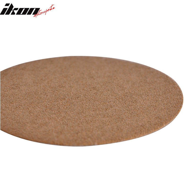 50PC 5" Wet Dry No Hole Sand Paper Disc 60 Grit Sanding Sandpaper