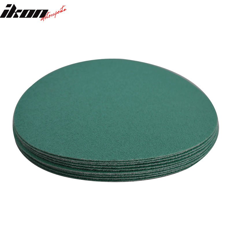 100PC 5" Wet Dry No Hole Sand Paper Disc 320 Grit Repair Sandpaper