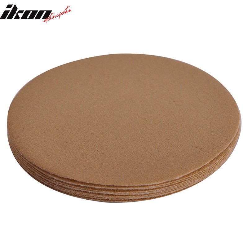 100PC 5" Dry No Hole Sand Sanding Paper 60 Grit Repair Sanding Disc