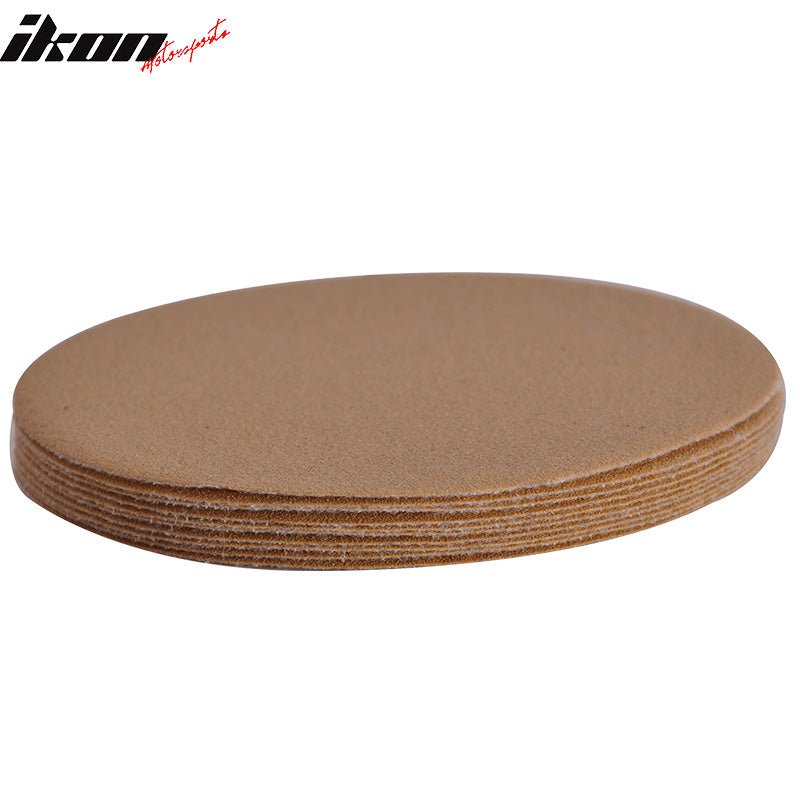 100PC 5" Dry No Hole Sand Sanding Paper 60 Grit Repair Sanding Disc