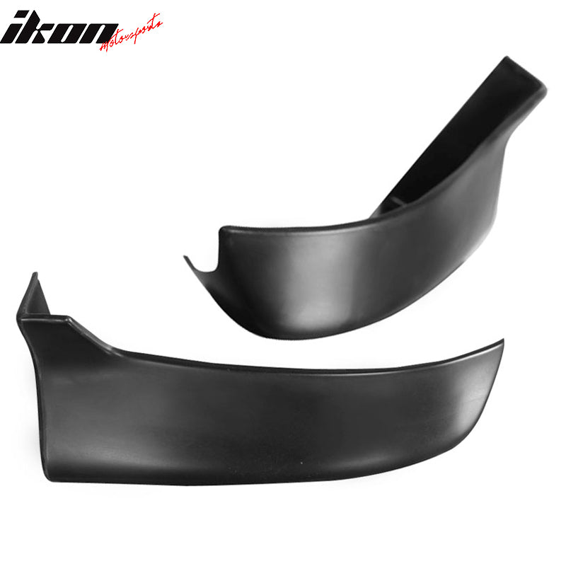 Fits 96-98 Civic 3D JUN Front Bumper Lip + Rear Bumper Lip Spats