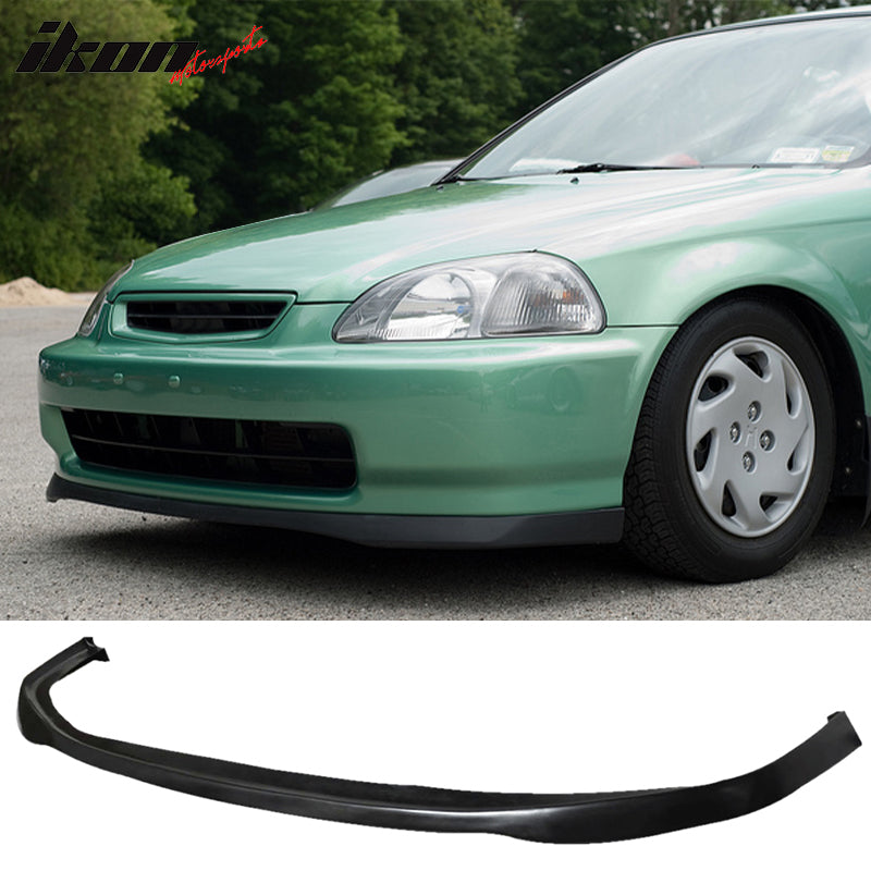 Fits 96-98 Honda Civic 2Dr/SIR Front + Rear Bumper Lip