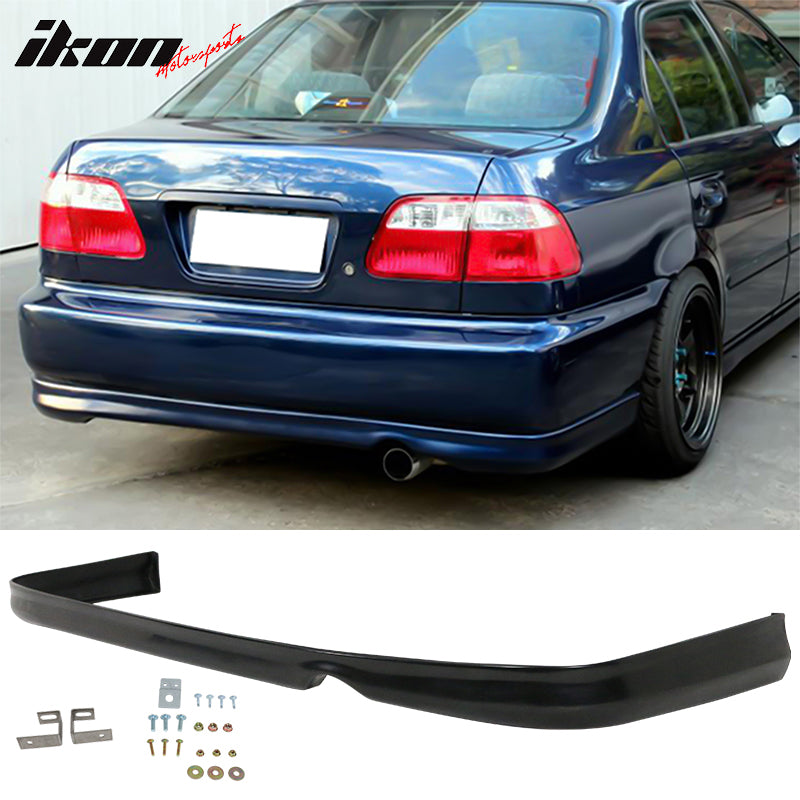 Fits 96-98 Civic 2Dr/Mugen Front Rear Bumper Lip + TR Front Grille