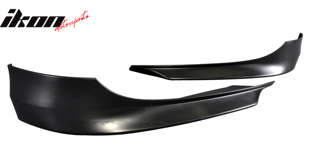 Fits 09-12 BMW E90 3-Series Front Bumper Lip Splitter 2PC OE Color