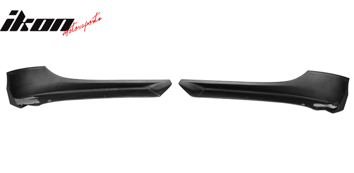 Fits 09-12 BMW E90 3-Series Front Bumper Lip Splitter 2PC OE Color